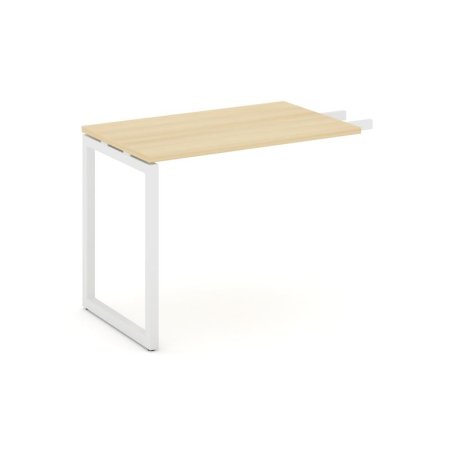 Брифинг-приставка SN-4O.BR-004 (1180х600х750) (Акация Лорка/Металл Белый)