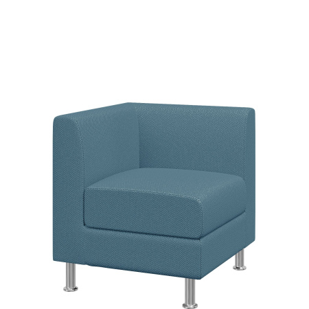 Диван Домино. Модуль угловой левый. (Модуль угловой левый sweet_azure)