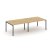 Стол переговорный SN-4P.SPRG-042.3 (2360х1180х750) (Тиквуд Светлый/Металл Антрацит)