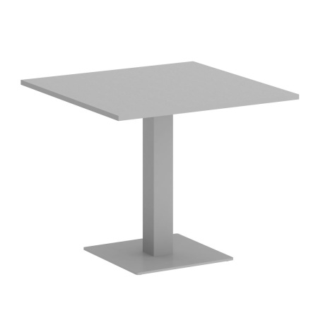 Стол квадратный VR.SP-5-90.2 900x900x750 (Серый/Серый Металл)