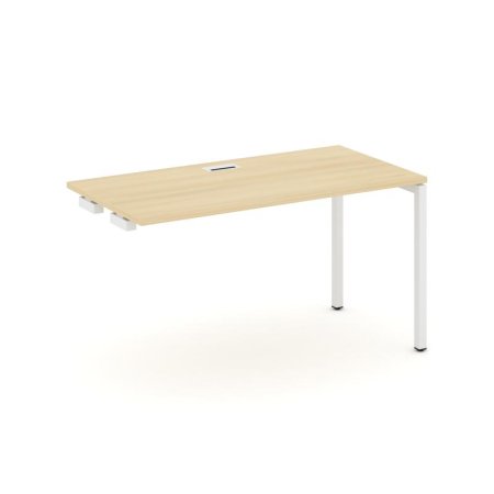 Стол-приставка к опорным элементам SN-4P.OPRS-004 (1580х600х750) (Акация Лорка/Металл Белый)