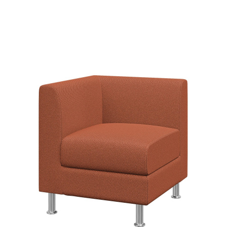 Диван Домино. Модуль угловой правый. (Модуль угловой правый sweet_orange)