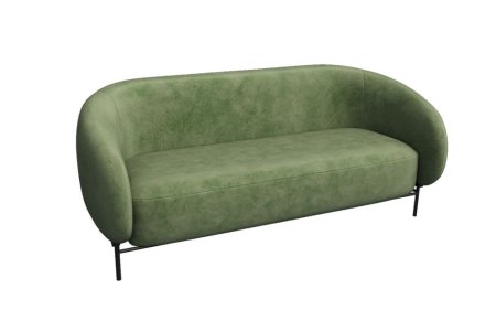 Диван двухместный BLT-2 (Teddy 917/Металл Черный)