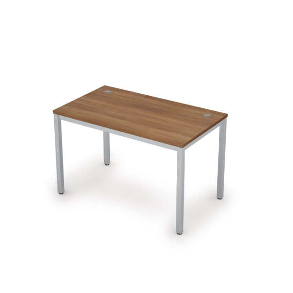 6М.008 Стол рабочий (1200x700x750) (Шамони темный/Алюминий матовый)