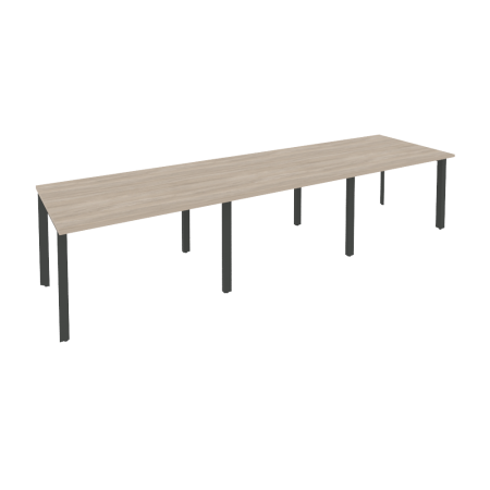 Стол переговорный Onix O.MP-PRG-3.2 3540x980x750 (Дуб Аттик/Черный металл)