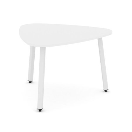 Стол переговорный SN-5.SPRG-71.3 (1200х1200х750) (Белый/Металл Белый)