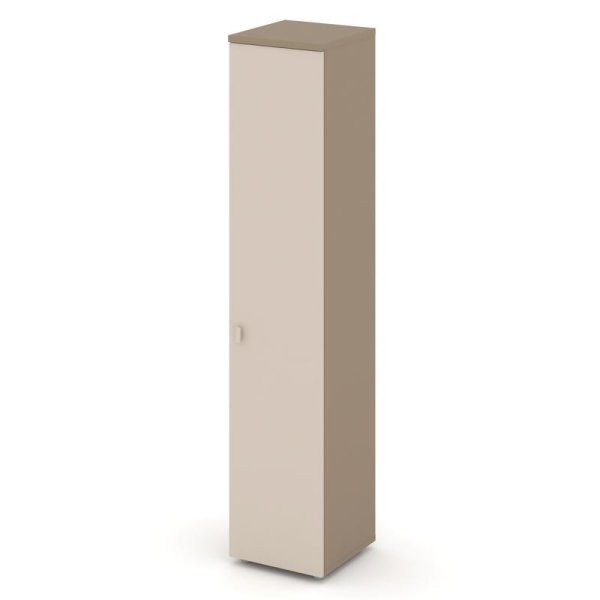 Шкаф высокий узкий прававый ES.SU-1.9 (R) (400х420х1977) (Латте/Капучино)