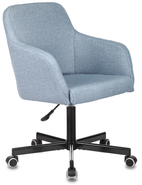 Кресло CH-380M стальное небо 38-405 крестов. металл (Синий)