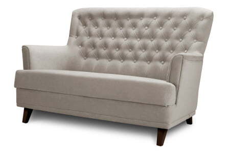 Диван 2-местный Caprize (1620x790x1000) Кремовый (Кремовый)