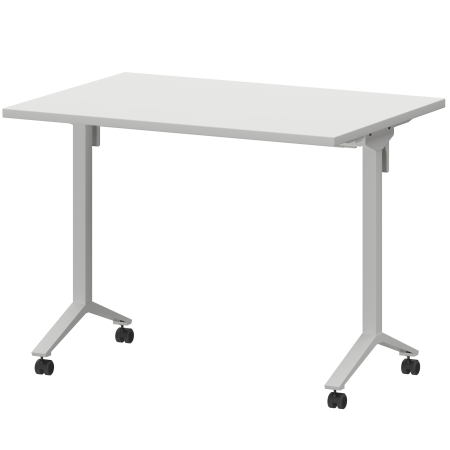 Стол мобильный складной Моби МБ25-100.70 1000x700x750 (Белый/Белый)