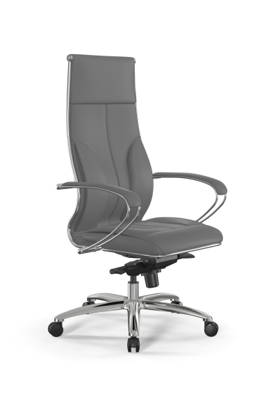 Кресло для руководителя Метта Samurai L1-11K - Infinity /Kc06/Wm06/K2cL(M06.B31.G04.W03) (Серый)