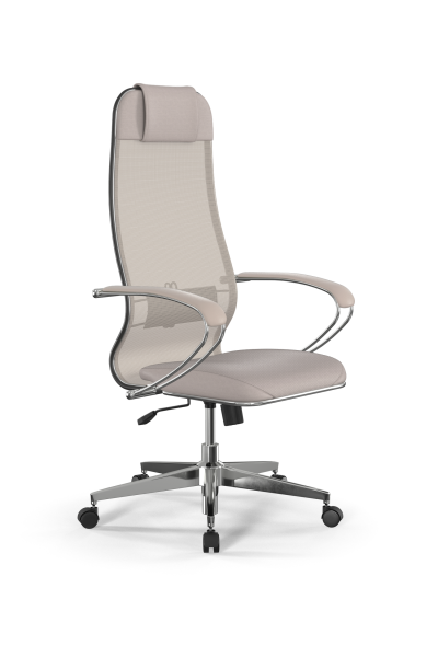 Кресло для руководителя Метта Sit 10 B1-115K - X2+Extra /Um00/Wm12/K1cL(M09.B22.G18.W02) (Светло-бежевый)