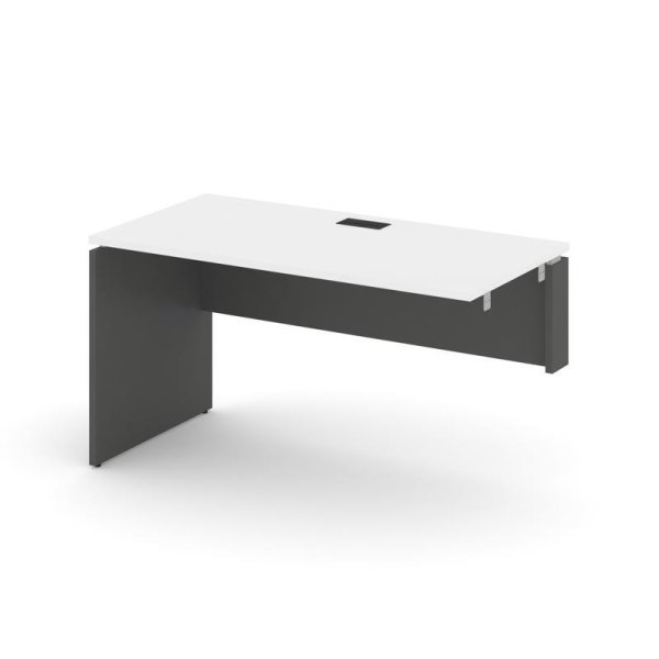 Стол-приставка к опорным элементам SN-D.OPRS-014(R) (1580х700х750) (Белый/Антрацит)