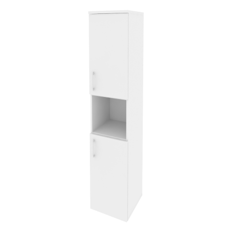 Шкаф высокий узкий правый Onix O.SU-1.5R 400x420x1977 (Белый Бриллиант)