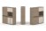 Тумба двойная + высокая надставка ES.NB.2V-32 (1500х410х1520) (Латте/Тиквуд Светлый)