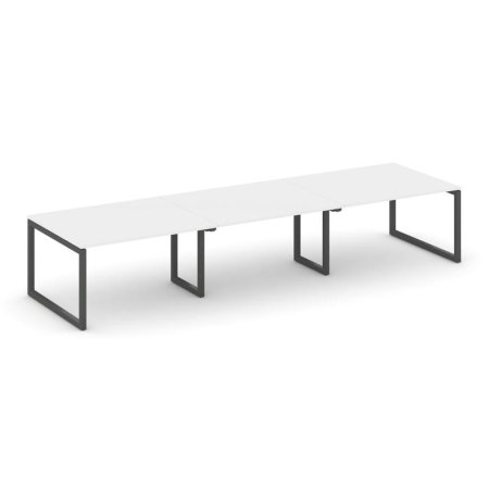 Стол переговорный SN-5O.SPRG-053.3 (4410х1180х750) (Белый/Металл Антрацит)