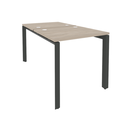 Рабочая станция на П-образном м/к Onix O.MP-D.RS-2.0.7 780x1475x750 (Дуб Аттик/Черный металл)