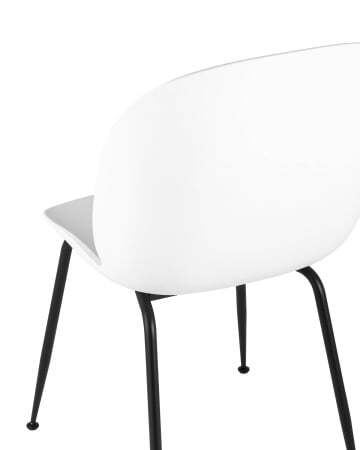 Стул Beetle пластик белый (Стул пластиковый Турин белый)