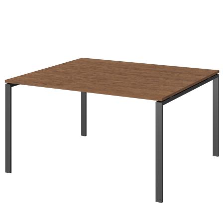Стол переговорный на металлокаркасе Арго-М АМП-002.123 1200x1236x760 (Орех/Антрацит)