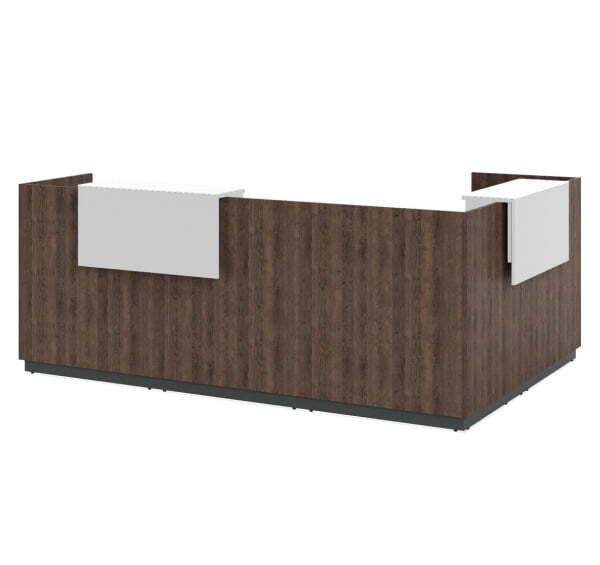 FASTA Приемная стойка угловая (Табак Белый)