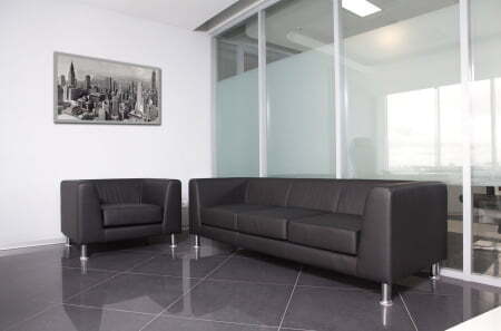 EVA Диван 3-местный (ЧЕРНЫЙ)