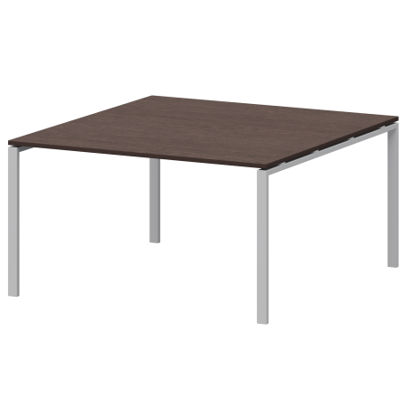 Стол переговорный на металлокаркасе Арго-М АМП-002.123 1200x1236x760 (Дуб венге/Белый)