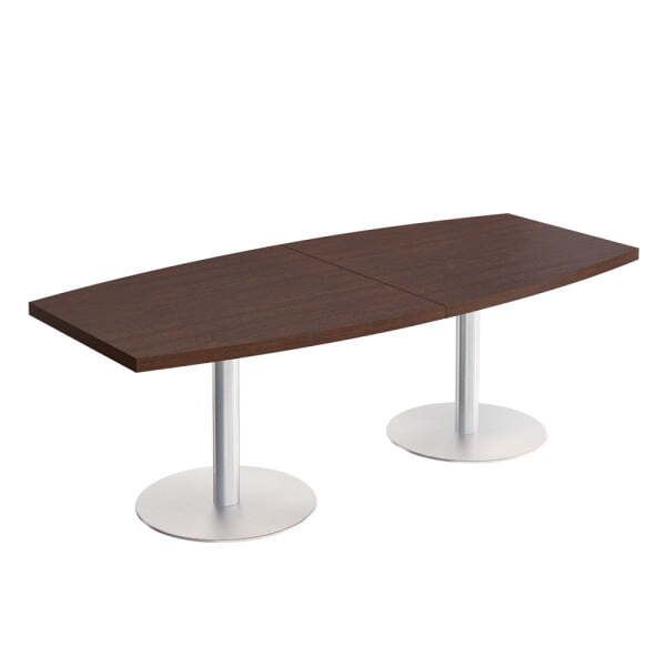 Стол для переговоров на опорах-колоннах COSMO КС 142 2400x1100x764 (Венге виктория)