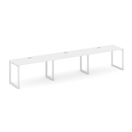 Рабочая станция 1 сторонняя SN-6O.ORS-031 (2940х600х750) (Белый/Металл Белый)