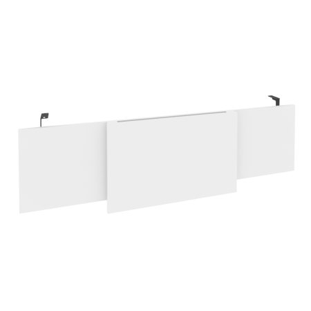 Царга стола руководителя Onix O.M-CSR-5 1540x450x54 (Белый Бриллиант/Антрацит)