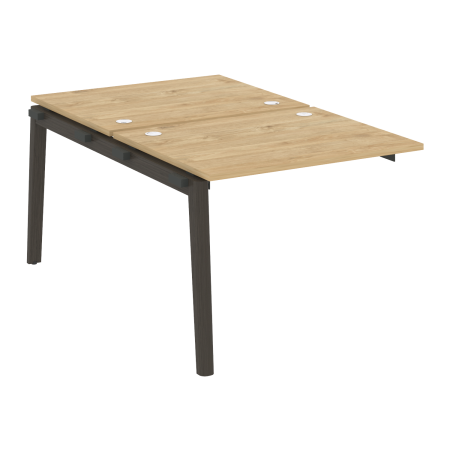 Наборный элемент рабочей станции на деревянных опорах Onix Wood OW.2.NRS-1.8 980x1635x750 (Тиквуд Светлый/Дуб Темный)