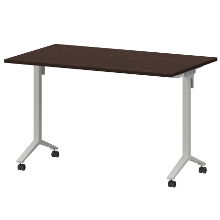 Стол мобильный складной Моби МБ22-120.70 1200x700x750 (Дуб венге/Белый)