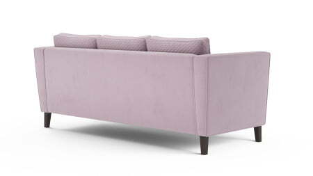 Диван 3-местный раскладной Neapole (2320x970x960) Розовый (Розовый)