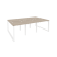 Рабочая станция на О-образном м/к Onix O.MO-D.RS-6.0.7 2340x1475x750 (Тиквуд Темный/Белый Металл)