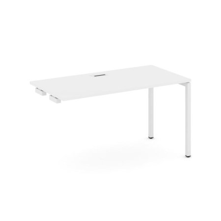 Стол-приставка к опорным элементам SN-4P.OPRS-004 (1580х600х750) (Белый/Металл Белый)