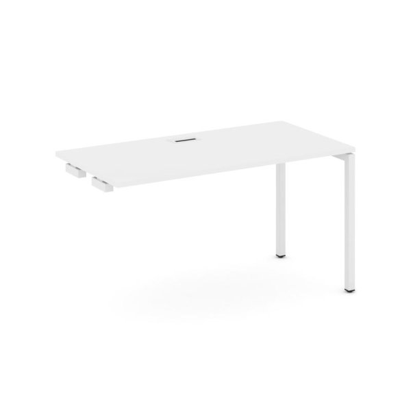 Стол-приставка к опорным элементам SN-4P.OPRS-014 (1580х700х750) (Белый/Металл Белый)