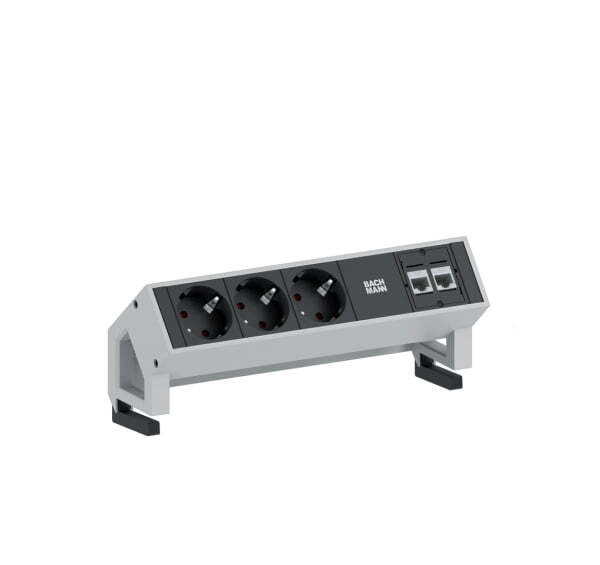 DESK II 3+2xRJ45+1,5 кабель (Серый)