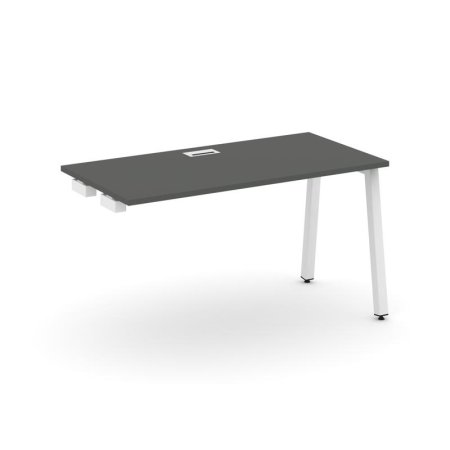 Стол-приставка к опорным элементам SN-5A.OPRS-014 (1580х700х750) (Антрацит/Металл Белый)