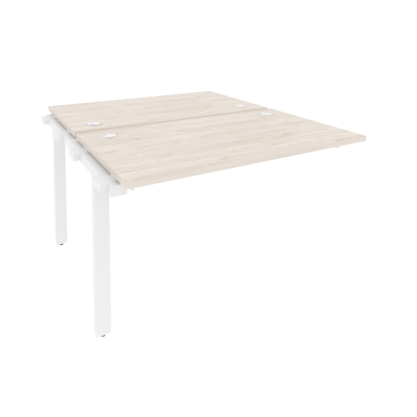 Наборный элемент рабочей станции на м/к Onix O.M-2.NRS-2.7 1180x1475x750 (Денвер Светлый/Белый Металл)