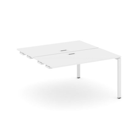 Стол-приставка к опорным элементам SN-6P.DPRS-024 (1580х1632х750) (Белый/Металл Белый)