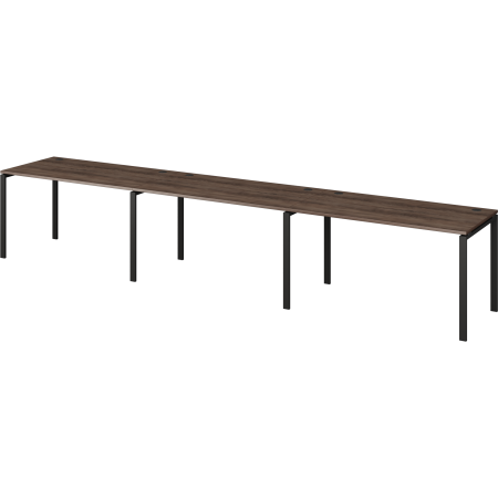 Бенч линейный на 3 рабочих места Арго-М АМБЛ-003-3 4200x730x760 (Лагос/Антрацит)