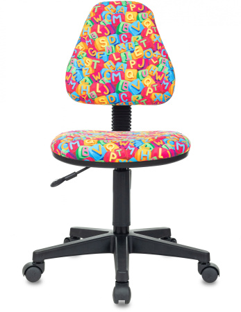 Кресло детское KD-4 мультиколор алфавит крестов. пластик (Мультиколор)