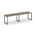 Рабочая станция 1 сторонняя SN-4O.ORS-012 (2360х700х750) (Тиквуд Светлый/Металл Антрацит)