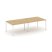 Стол переговорный SN-4P.SPRG-042.3 (2360х1180х750) (Тиквуд Светлый/Металл Антрацит)