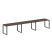 Рабочая станция Metal System Style БО.СМ-3.3 4200x720x750 (Дуб Наварра/Серый металл)