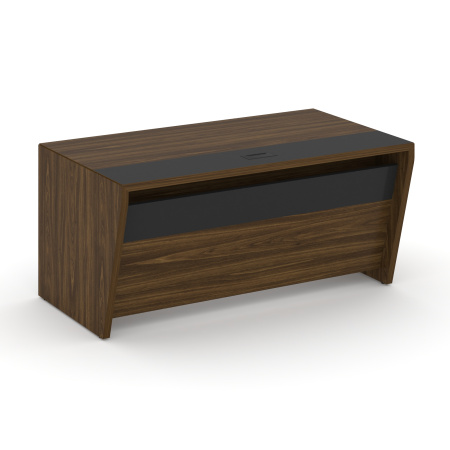 Стол руководителя прямой Corner COR.SR-16 (1600x900x750) (Орех Лоренцо-Графит)