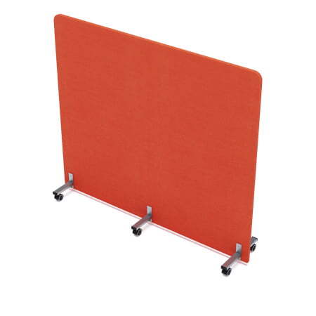 Акустическая мобильная перегородка SOFTOffice 011.МП.1614 1600x377x1400 (Orange)
