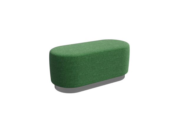 Пуфик PV-3 (Velvet Lux 77/Серебро)