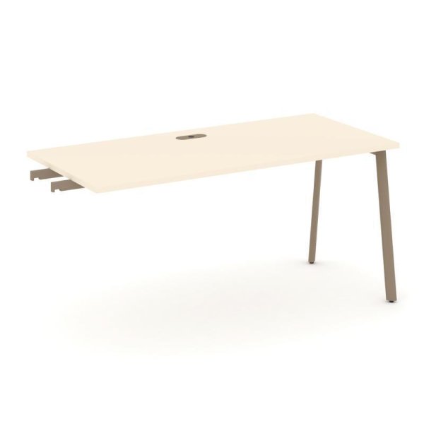 Стол приставка к опорным тумбам ES.SPR-4-LP (1580х730х750) (Сатин/Металл Латте)