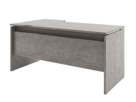 Стол письменный правый Solution D-36 1600x880x750 (Бетон/Кашемир)