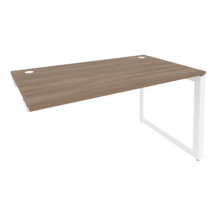 Стол-приставка на О-образном м/к к опорным элементам Onix O.MO-SPR-3.8 1380x800x750 (Дуб Аризона/Белый Металл)